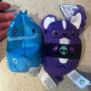 Cats vs Pickles 4” Plush Beanie Toy, #183 Mech-Pickle + dog vs squirls new